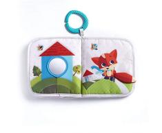 Tiny Love LIBRO ¿A DÓNDE VOY? Meadow Days - Juguete de entretenimiento y aprendizaje para el bebé, estimula los sentidos del bebé con un cuento de animales animados.