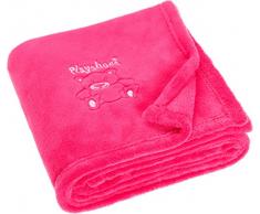 Playshoes - Manta de forro polar, color Rosa,75 x 100 cm