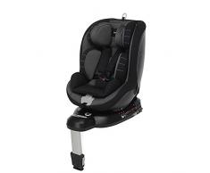 Foppapedretti, Logik I-Size, silla de coche giratoria 360° y reclinable, para niños de 40 a 105 cm (0-18 Kg), Black