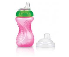 Nûby - Vaso antigoteo Easy Grip – Rosa – 300 ml