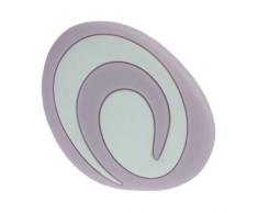 MyGrips gm de 90 Pomo espiral ovalado para puerta/nten Muebles Infantiles, color rosa y blanco