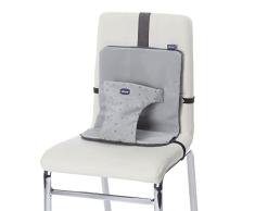 Chicco Sillita Wrappy, Asiento Elevador Portátil, Reductor de Silla para Bebé, Tejido Impermeable, Ligero y Compacto, Bolsillo de Almacenamiento, 6 Meses, Gris