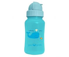 Brotes verdes botella de agua 124361-615-27, desde los 6 meses, de color azul