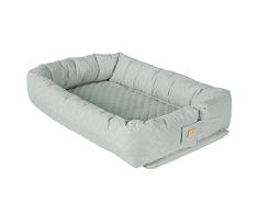 roba Babylounge 3 en 1 Roba style, nido de peluche, verde helado, cuna de viaje, cambiador, serpiente