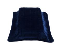 Cambrass Be Solid - Manta raschel cuna, 110 x 140 cm, color azul marino