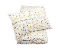 Pepi Leti 685843715368 - Juego de cama infantil, diseño de bicicletas, multicolor