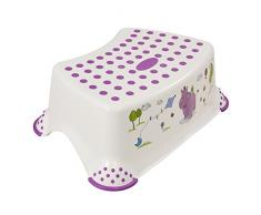 keeeper Taburete Escalón Hippo, De 18 Meses a 10 Años, Antideslizante, Tomek, Blanco