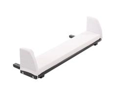 Extensión lateral de cuna de colecho babybay en color lacado en gris pizarra con su extensión del colchón para los modelos Maxi y Boxspring