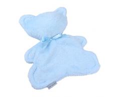 Clair de Lune Mina para mantener oso de peluche bebé, azul