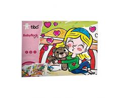 Tibo Juguetes TB12015 Babyflock chicas Design for Learning para colorear