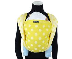 DIDYMOS Tejido manta para bebé, caléndula Dots, tamaño 6, 470 cm, amarillo