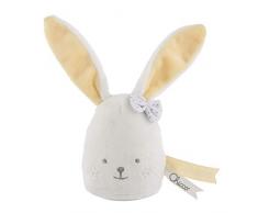 Chicco My Sweet dou Dou Lamparita Conejito - Lámpara quita miedos anti oscuridad para bebés, tierno peluche, diseño conejo