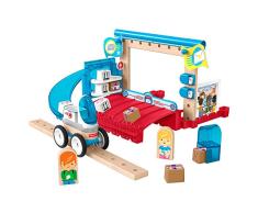Fisher-Price Wonder Makers Centro de envíos, juguetes construcción niños + 3 años (Mattel GFJ14)