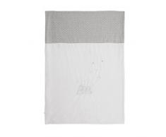 BB1410.09 Etoiles Manta de Noukie, blanco/gris claro, 100 x 140 cm