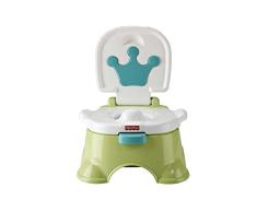 Fisher-Price Orinal 3 en 1 Corona, aprende a ir al baño con sonidos, bebés +1 año (Mattel HPY93)