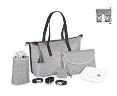 Babymoov - Bolso cambiador Le Champs-Elysées Smokey