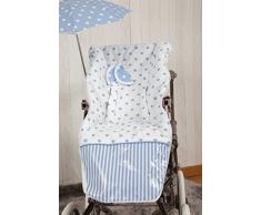Babyline Carrusel - Colchoneta para silla de paseo, color azul