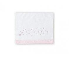 Pirulos Dot Stars - Sábanas franela y algodón cuna, color rosa