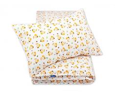 Pepi Leti 685843715658 - Juego de cama infantil, diseño de zorros, multicolor