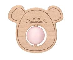 Lässig Mordedor Ball Madera/Silicona Little Chums Mouse