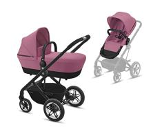 CYBEX Gold Talos S 2in1 Cochecito, Desde nacimiento (con capazo) hasta 22 kg (aprox 4 años), Capazo convertible en sillita, Magnolia Pink