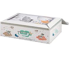 Interbaby Set Baúl Y Coordinado De Funda Nórdica Y Chichonera Animales Para, B92654, Varios, Cuna