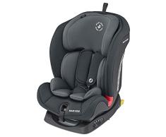 Maxi-Cosi Titan, Silla Coche Bebé Multiedad, 9-36 kg, 9 Meses-12 Años, Silla Coche ISOFIX, Sujeción Superior, Ajuste Reposacabezas/Arnés, 5 Reclinaciones, Reductor Acolchado, Basic Grey