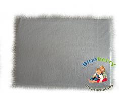 blueberryshop Nursery Baby de rizo sábana bajera ajustable para cuna, Moisés Cesta y cuna, 90 cm x 40 cm), color blanco