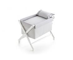 Petit Lazzari Alvin - Minicuna completa, diseño Trend, color gris
