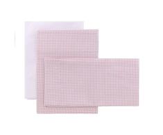 Cambrass - Sabana Cuna 3 Pcs (Cuna 60) 100x165x1 cm Vichy10 Rosa
