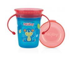 Nuby - Taza Magica 360 con asas 240ml - Agua