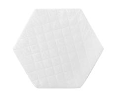 roba Colchón para Parque Bebé Hexagonal - Diámetro 120 cm - Núcleo de Espuma de PU Transpirable - Funda Acolchada y Desmontable con Cierre de Cremallera