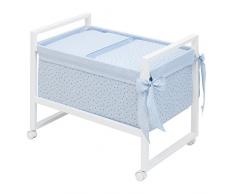 MINICUNA CUADRADA NEXT STELA CELESTE 55x88x72 CM