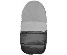 Saco de dormir para asiento de coche, compatible con ABC, diseño de Mamba Risus, color gris delfín