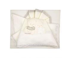 Andy & Helen 2/400d09 _ P sábana Cuna Bordado, crema