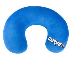 Walser 26117 Curve MINI de cuello rollo almohada cervical, a partir de 3 – 4 años, color azul