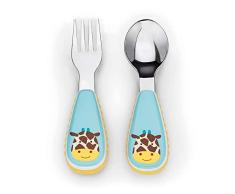 Skip Hop Ski-Zoo-Tensil-Giraf - Cubiertos infantiles, diseño de jirafa
