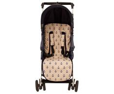 Colchoneta o funda Universal para silla de paseo o cochecito + Protector de arneses. Modelo Sailor