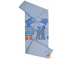 BlueberryShop Summer Collection - Manta de algodón para bebé, color azul