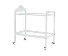 Bolín Bolón Osito - Minicuna, 87 x 55 x 84 cm, color blanco