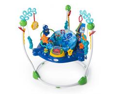 Baby Einstein, Saltador y Centro de actividades Neptunes Ocean Discovery con 15 juguetes interactivos multilingües, luces y música, altura ajustable