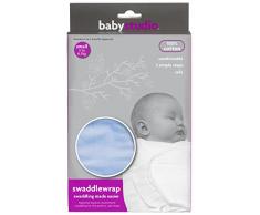 Baby Studio - Manta para envolver bebé azul azul Talla:pequeño