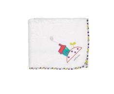 Petit Praia Casitas Crudo E6891002 - Toalla rizo 86 x 86