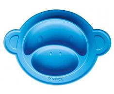 Nuby Miracle Mat - Plato con ventosa de silicona, color azul