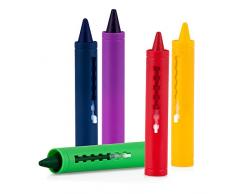 Nuby ID6156 - Pack 5 lápices para la bañera