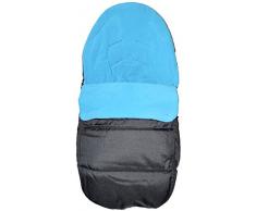 Saco de dormir para sillita de coche cómodo y acogedor, compatible con ABC Design, adaptador para silla de auto Risus Takeoff, color azul océano