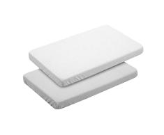 Cambrass - Bajera Minicuna Pack 2 Uds. 50x82x10 cm Vichy10 Gris