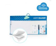 Aerosleep - Pack Evolution Dormir Seguro AeroSleep: Colchón Cuna + Protector (120 x 60 cm.) blanco