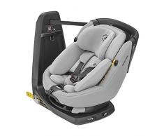 Maxi-Cosi Axissfix Plus Silla de coche giratoria 360° isofix, silla auto reclinable y contramarcha, con reductor bebé recién nacido, 0 meses - 4 años, color authentic grey