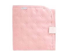 Cambrass – Cambiador bebé portátil plastificado – cambiador de viaje plegable e impermeable – plastificado e hidrófugo-Soft Winter rosa 40x60 cm